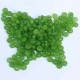 40 perles jade vert  boulier plates lentilles 4x2mm