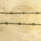 1 metre de chaine laiton soudée bronze 2x1,5mm