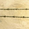 1 metre CHCR014 de chaine laiton soudée bronze 2x1,5mm
