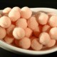 20 pompons boule rond peche 10mm