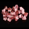 10 perles de verre Tchèque fleurs 8x6mm crystal pink