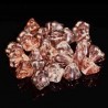 10 perles de  verre  fleur Tchèque  Apollo Gold 8X6MM