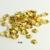 20 calottes coupelles fleur laiton or 4x1mm