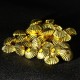 20 perles intercalaire  toupies striées or 8x5,5mm