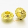 20 perles intercalaire separateur or 6,5x4mm