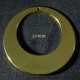 1grand pendentif créole rond doré 50mm