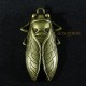 1 grand pendentif cigale bronze 60x30mm
