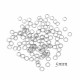 anneau acier inoxydable argent mat x100  diametre 5mm