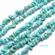 perles de pierre naturelle chips pierre amazonite  (320perles)  82mm