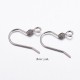 30 supports boucle d'oreille crochet acier 316L