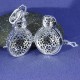 bola grossesse plaqué argent bouteille parfum 40x25mm