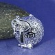 bola grossesse plaqué argent bouteille parfum 40x25mm