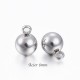 perle breloque charmes acier inoxydable 316L 8mm
