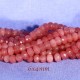 perle jade boulier facetté x20 groseille 6x4mm