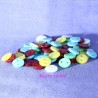 Perle nacre connecteur multicolore 10mm x20