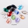10 Pcs goutte cristal facette multicolore 16x9mm