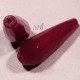 1 jade  goutte facettée couleur rouge bordeaux    longueur 29x11mm