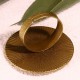 2 supports bagues ronde bordure frise bronze 20mm