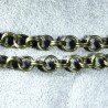 1 M chaine maillon double bronze 6mm