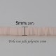 50 perles rondelle pâte polymère rose pâle  5mm