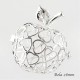 1 bola grossesse pomme d'amour filigrane coeur 28mm