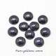2 cabochons pierre goldstone bleu nuit paillette 10mm