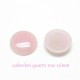 2 cabochon pierre semi précieuse quartz rose 16mm