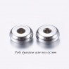20 perles intercalaire acier inoxydable 316L plate 5x2mm