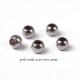 20 perles intercalaire ronde acier inoxydable 4x3mm