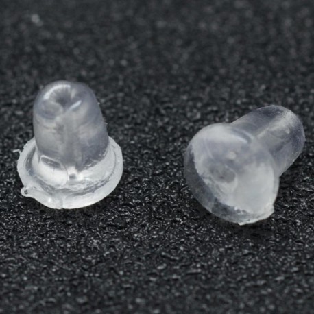 100 stoppeurs plastique 5.5x4mm