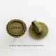 2 supports bague cabochon bronze  20mm soleil