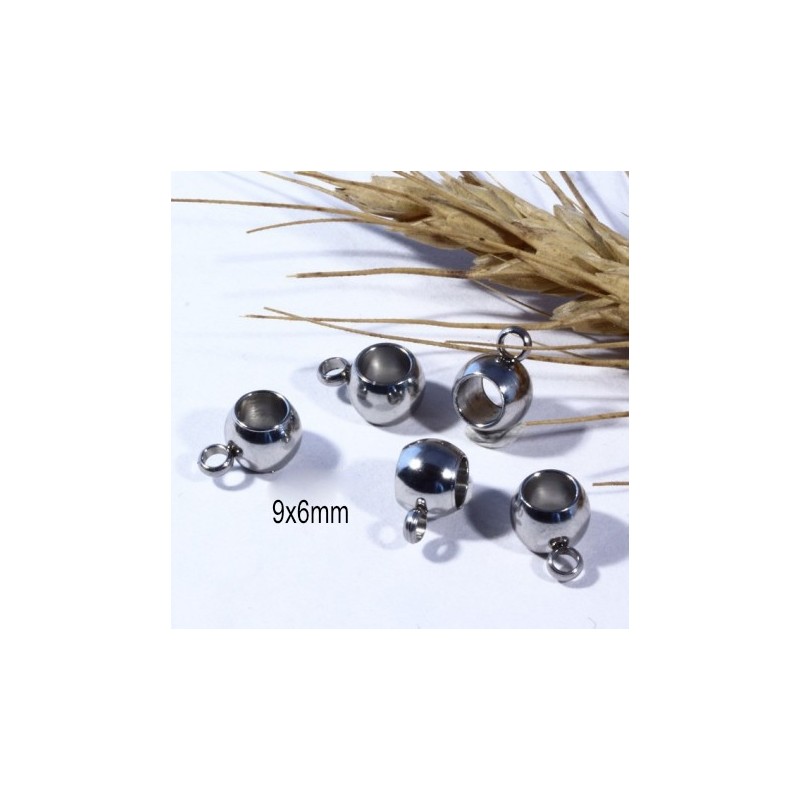 10 Pendentifs En Forme De Larme En Acier Inoxydable – Montures Ouvertes Pour Création De Bijoux DIY