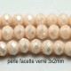 50 perles verre rondelles abaccus NUDE 3x2mm