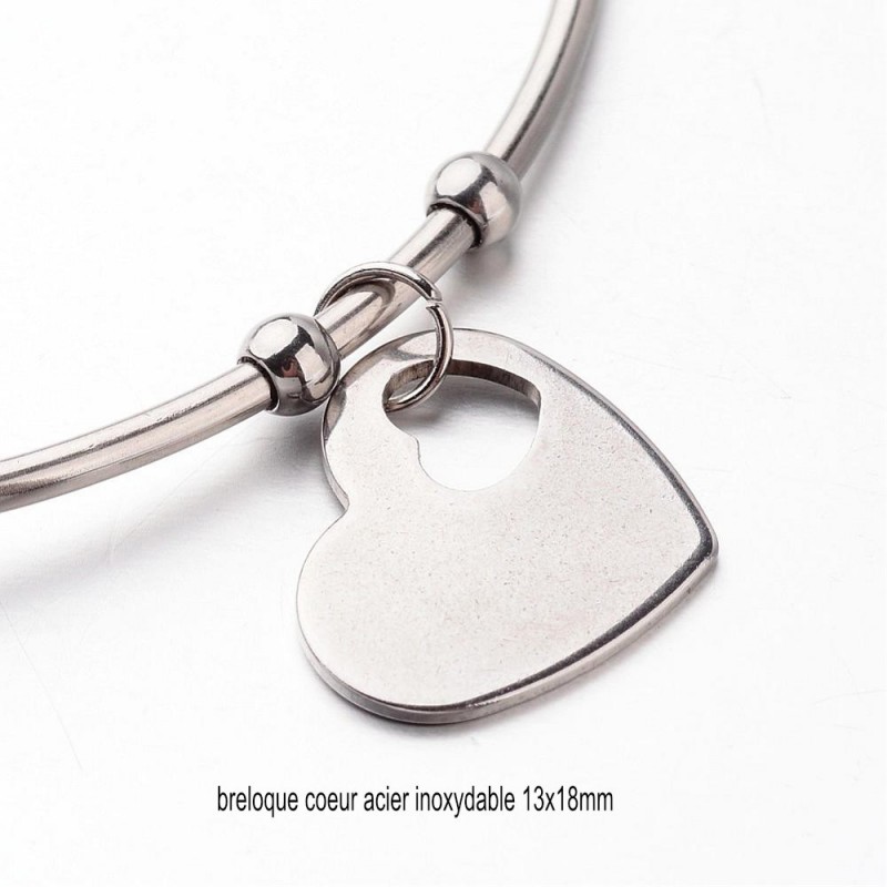 Charms Et Breloques En Acier Inoxydable Pour Bracelet Et Collier - Accessoires Mode Femme - Designs Variés