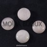 1cabochon pierre gemme  quartz rose naturel non teinté  20mm
