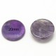1 cabochon pierre gemme améthyste 20mm