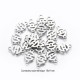 10 connecteurs acier inoxydable ethnique argenté 19x11mm