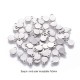 20 sequins rond acier inoxydable 7x5mm