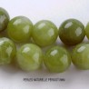 10 Perles naturelles gemme péridot 8mm