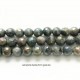 10 perles pierre gemme labradorite vitrail facette 8mm