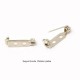 20 supports broche rectangle  platine à  vis 20x5mm