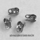 30 cache noeuds métal argenté platine pour chaine bille 2mm