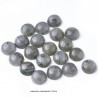 2 Cabochons gemmes labradorite 12mm