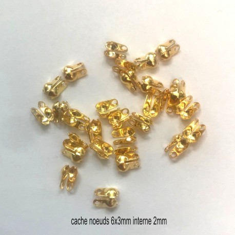 50 Cache noeuds or 6x3mm interne 2mm