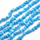 perles de pierre naturelle chips turquoise (320perles)  82mm
