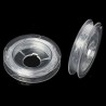 1rouleau bobine x10m  fil élastique transparent diametre 0,8mm
