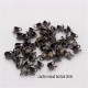 50 caches noeud   laiton 6x3mm pour chaine 2,5/3mm
