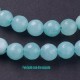 10 perles d'amazonite  facetté ronde naturelles  6mm