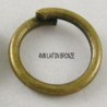 100 anneaux de jonction laiton bronze 4mm