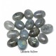 1 Cabochon pierre naturelle gemme labradorite 18x25mm